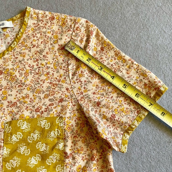 Madewell Women’s Blouse Floral Button Back Size 2XS Floral Print - Picture 6 of 6